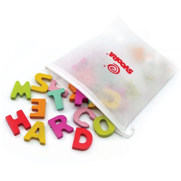 WOODEN ALPHABET PUZZLE WITH 50 FLASH CARDS “MY FIRST ENGLISH WORDS”