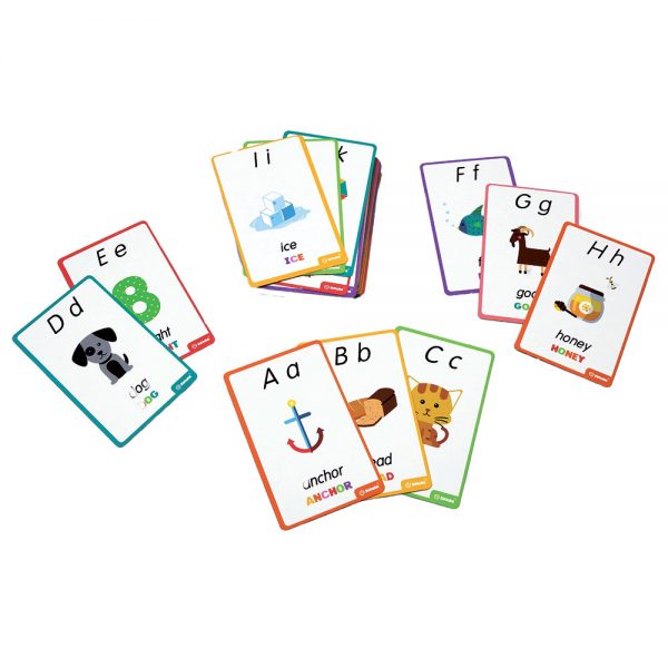 WOODEN ALPHABET PUZZLE WITH 50 FLASH CARDS “MY FIRST ENGLISH WORDS”