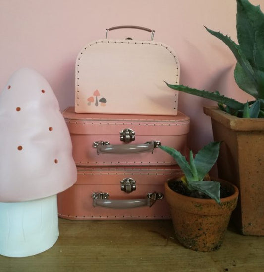 EGMONT SUITCASE SET 3 PCS MUSHROOM