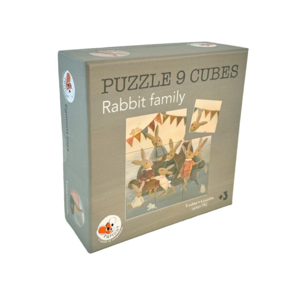 Egmont Toys – Puzzle Cubes Rabbit Family
