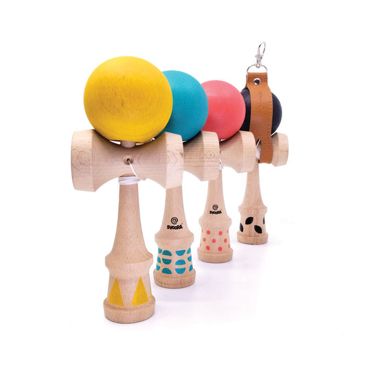 SVOORA WOODEN KENDAMA ‘GEOM’ BLACK