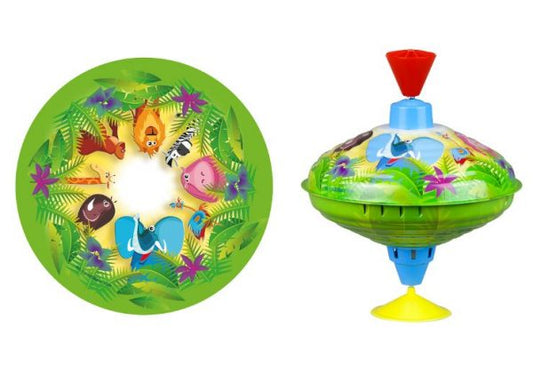 LENA-BOLZ Humming top 16 cm jungle animals,