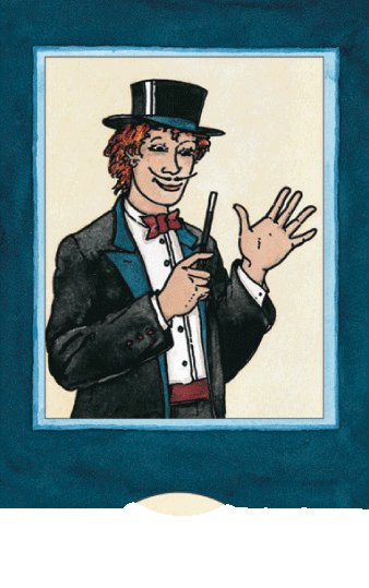 Greeting Card -2 way Magician