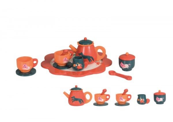 EGMONT WOODEN TEA SET