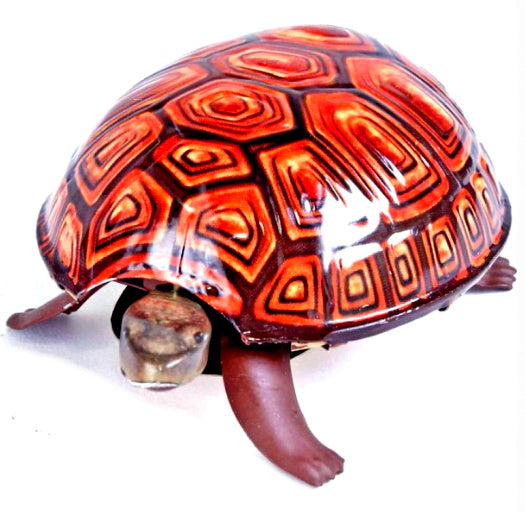 Walking Tortoise – Classic Wind-Up Tin Toy