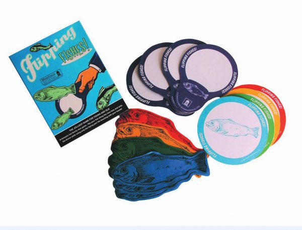 RETRO BOARD GAME FLIPPING FISHES