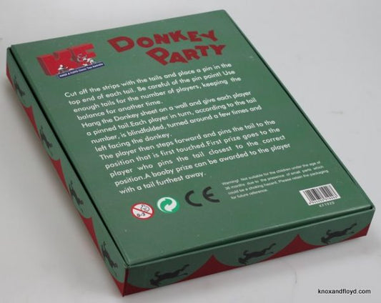 Retro game PIN THE TAIL ON THE DONKEY