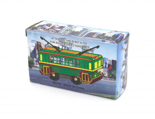 TRAMCAR, GREEN/ORANGE LIVERY, WINDUP