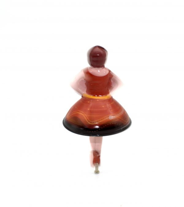 Spinning Ballerina Tin Top