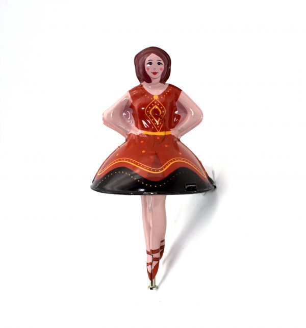 Spinning Ballerina Tin Top