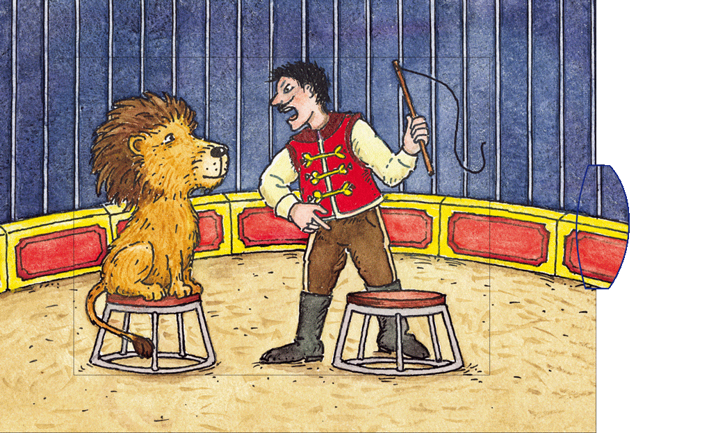 Living card circus