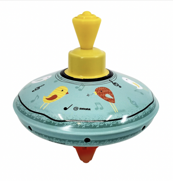 Svoora Complete Display with 6 Medium Humming Tin Tops ‘House Animals’
