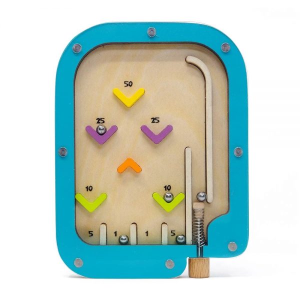 COMPLETE DISPLAY WOODEN PINBALL FRENZY COLLECTION (1 DISPLAY WITH 12 PCS, 3 designs )