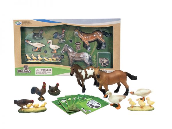 1WENNO FARM ANIMALS 8 PCS