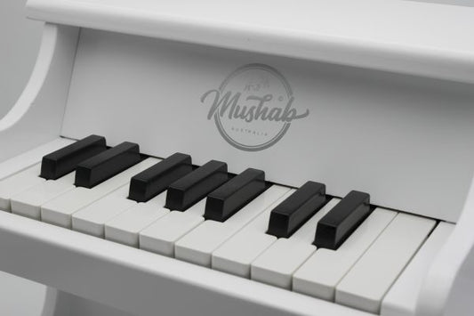 Classic Wooden Piano – White