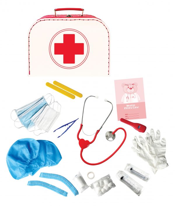 New Doctor Case With Working Stethoscope In Suitcase