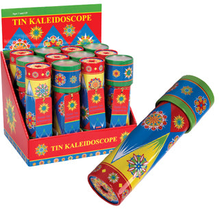 Schylling classic tin kaleidoscopes DISPLAY OF 12 ONLY