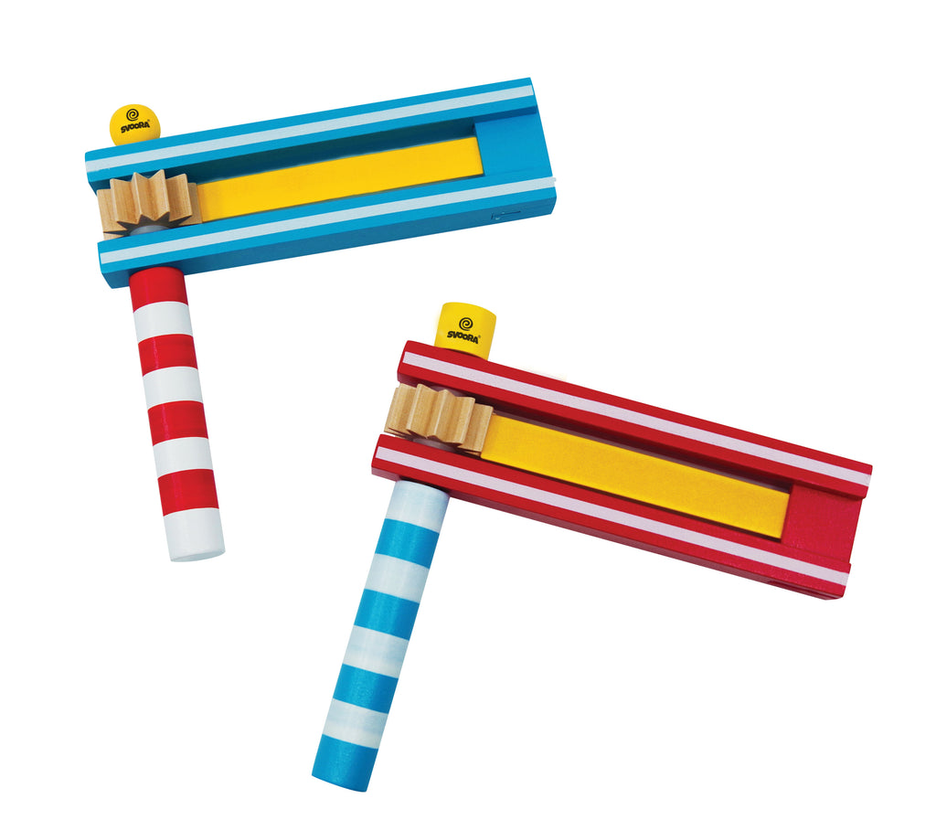 SVOORA COLORFUL RATTLE (1 DISPLAY WITH 8 PCS, 2 DESIGNS)  #14301