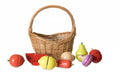Egmont Wooden Fruit and Vegetable Set in a basket 3