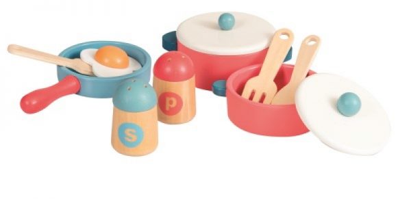 WOODEN PAN SET-540045