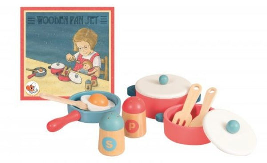 WOODEN PAN SET-540045