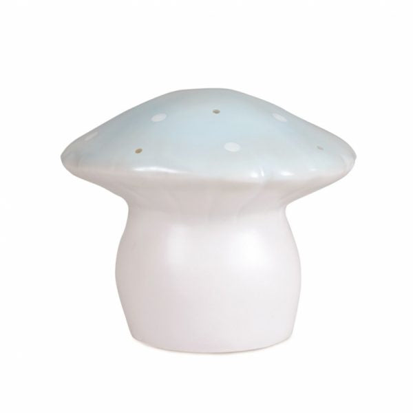 Heico Lamp – Medium Mushroom Light Blue