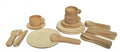 NATURAL WOODEN DINNER SET