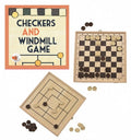Egmont- CHECKERS AND WINDMILL GAME