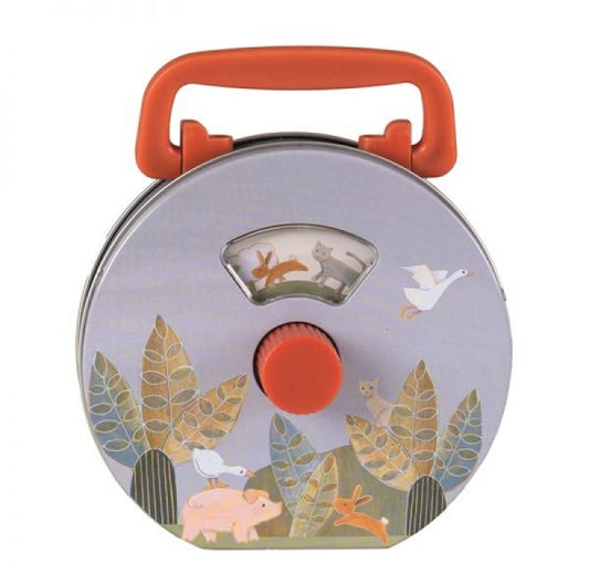 EGMONT MUSICAL TIN RADIO COUNTRYSIDE