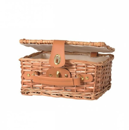 520175 – WICKER CASE WITH COTTON FABRIC