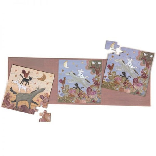 Egmont – PUZZLE MAGNETIC TOWN MUSICIANS OF BREMEN