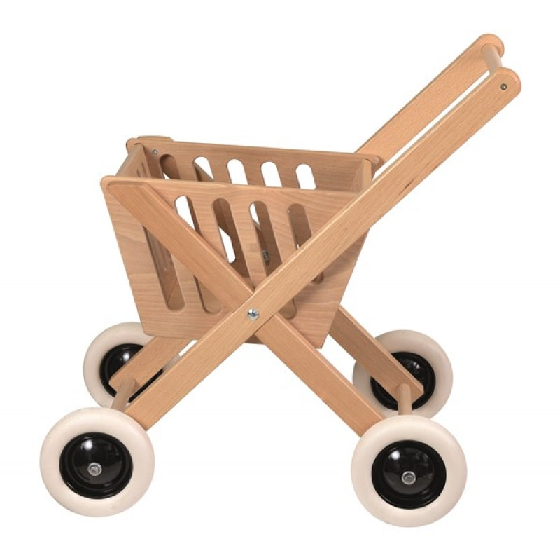 Wooden Shopping Trolley
