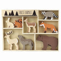 EGMONT TOY 8 WOODEN FOREST ANIMALS 511130