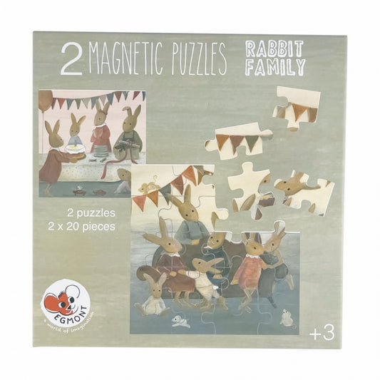 EGMONT  MAGNETIC PUZZLE RABBIT FAMILY 630710 –