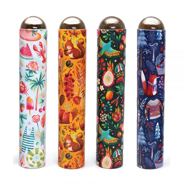 SVOORA LARGE CRYSTAL BALL KALEIDOSCOPES  4 SEASONS