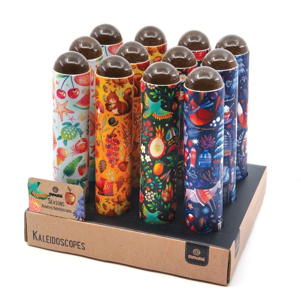 SVOORA LARGE CRYSTAL BALL KALEIDOSCOPES  4 SEASONS