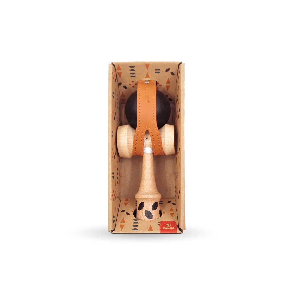SVOORA WOODEN KENDAMA ‘GEOM’ BLACK