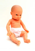 Tiny baby Caucasian boy 30cm