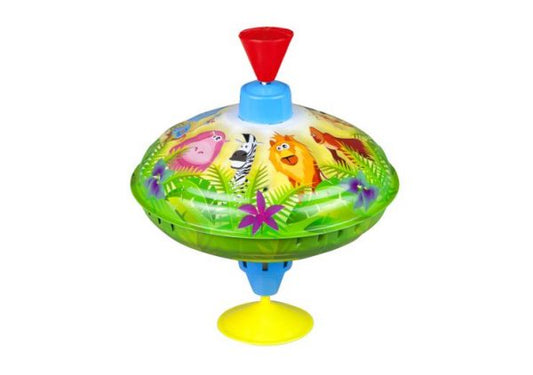 LENA-BOLZ Humming top 16 cm jungle animals,
