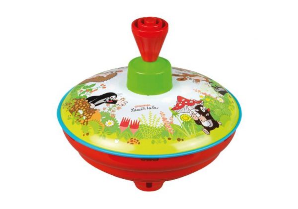 LENA-BOLZ  Humming top 13cm The little mole, display