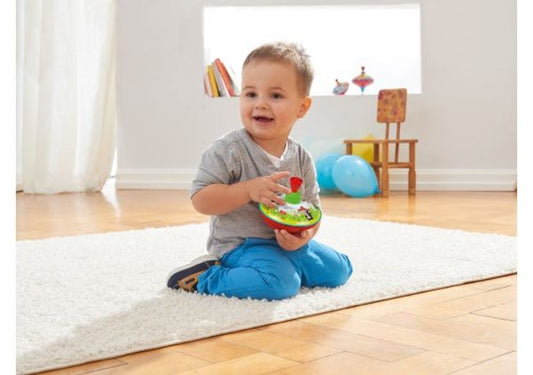 LENA-BOLZ  Humming top 13cm The little mole, display