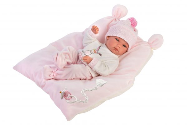 Llorens Dolls Bimba Con Cojin Rosa 35CM