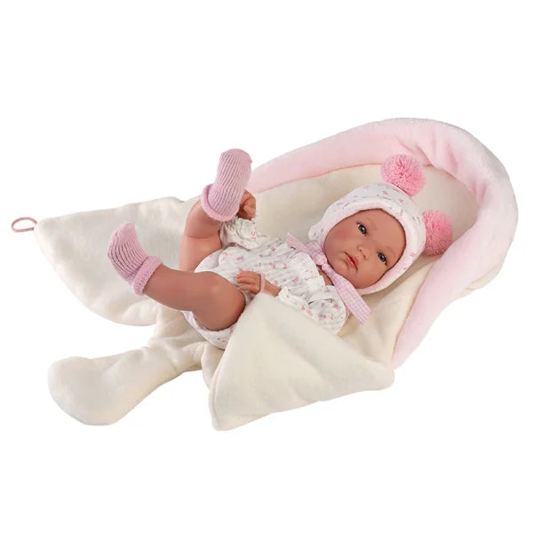 Llorens articulated doll 35 cm – Bimba with changing mat