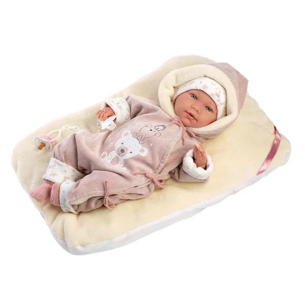 Llorens crying doll 42 cm – Newborns with baby sounds