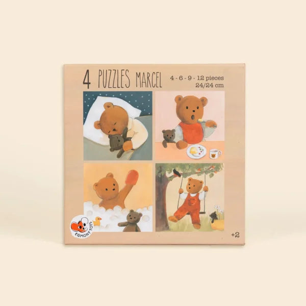 Egmont Toys – 4 Puzzles Marcel