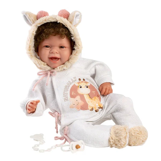 Llorens crying doll 44 cm – Newborns with baby sounds