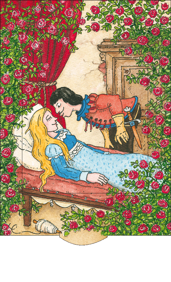 Barenpress 2 way card Sleeping beauty
