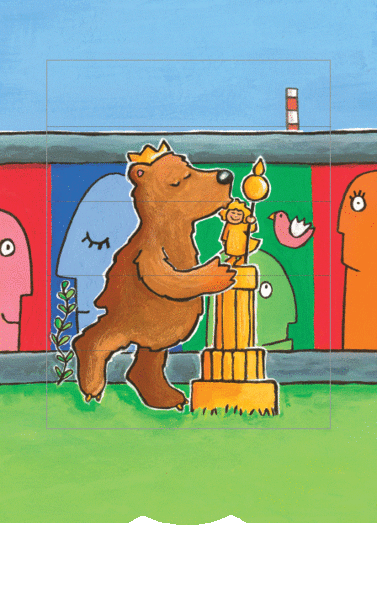 Greeting Card -2 way Map Berlin