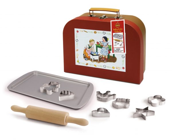 COOKIE CUTTER BAKING SET IN CARRY CASE 10 PCS