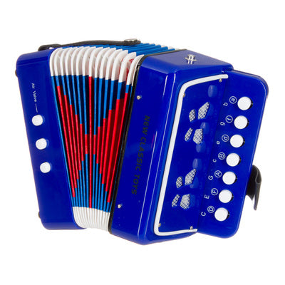 BUTTON ACCORDION BLUE